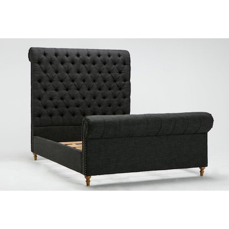 Manhattan Comfort Empire Full-Size Bed in Charcoal BD001-FL-CC